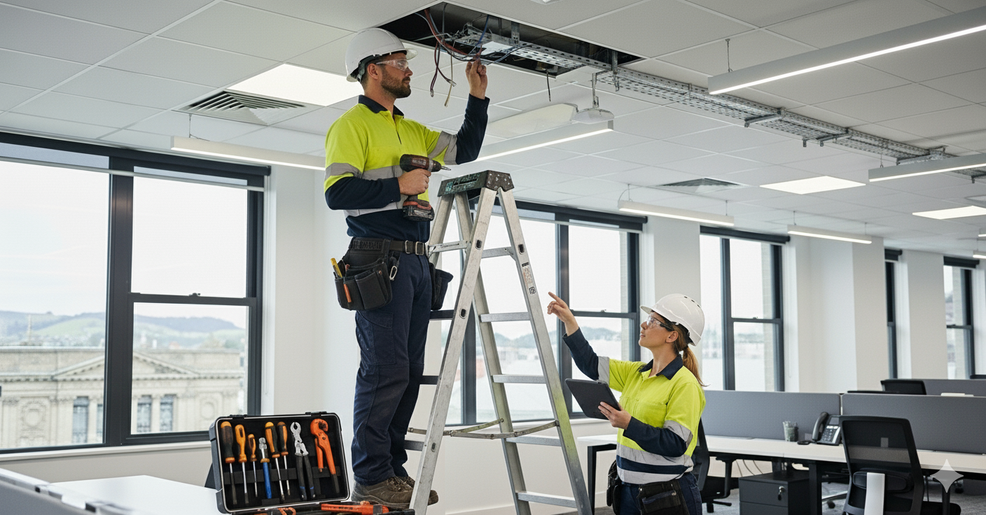 Commercial electrical installation