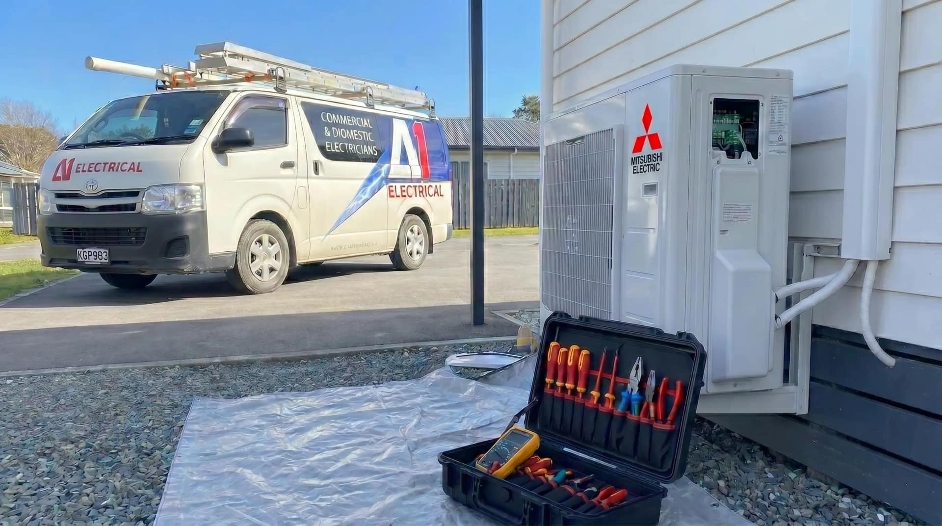 Heat pump in a Dunedin home during winter — energy-saving tips for Otago homeowners.